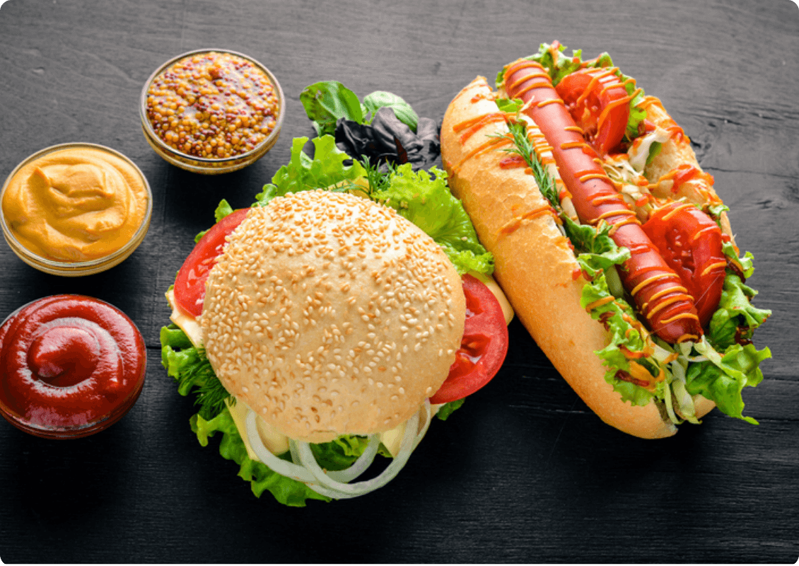 C'est la saison des hamburgers et hot dogs !