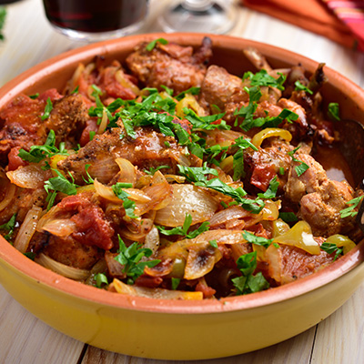 Cocotte de lapin aux légumes racine