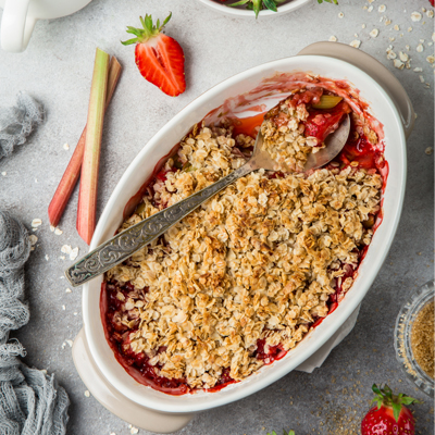 Strawberry Rhubarb Crisp