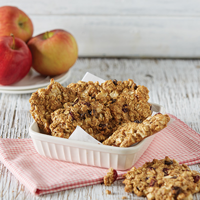 Invigorating Apple and Cranberry Biscuits