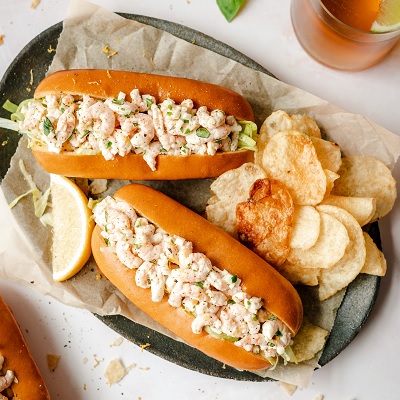 Guédilles aux crevettes nordiques