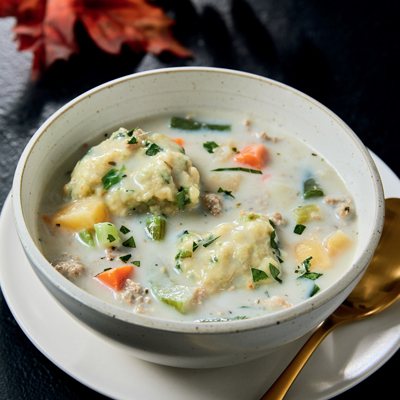 Soupe aux boulettes de dinde