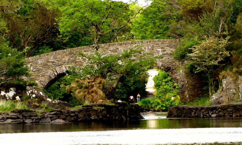 This bridge can apparently sometimes be underwater if the lakes rise too high, as they can if the rain is high.