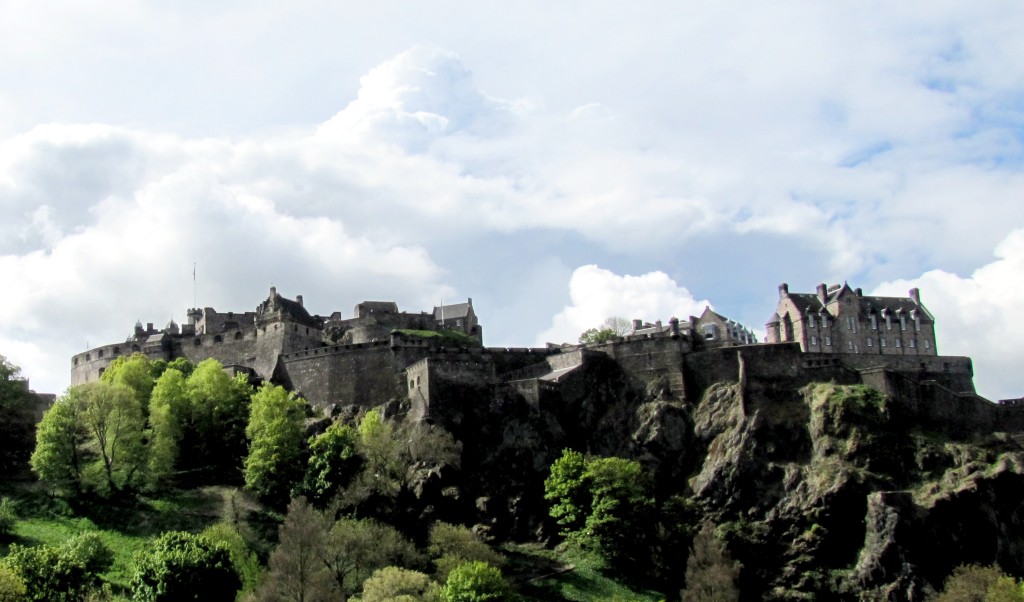 And Edinburgh Castle sits high above everything else. You can see it from pretty much anywhere in the city centre. And I thought York Minster loomed; it's got nothing on this place.