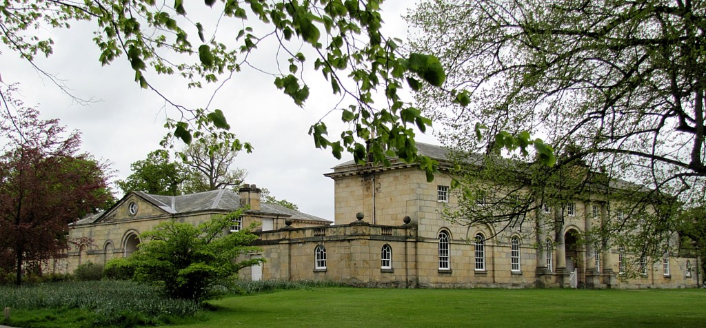 These are the stables. Yes, all of the building is the stables. Now, it's been converted into a visitor welcome centre.