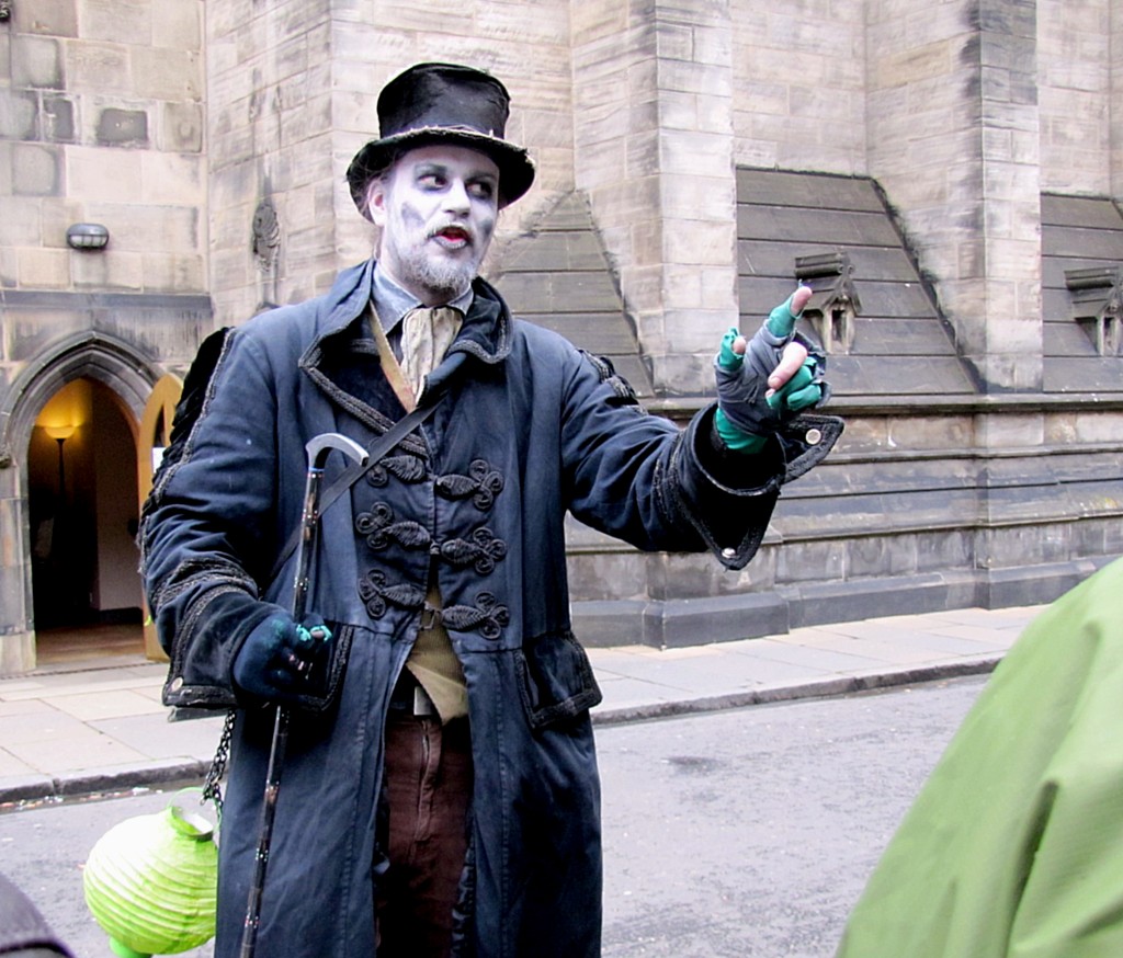 James was our guide on the ghost tour. His stories were fantastic, and his character performance was great. 