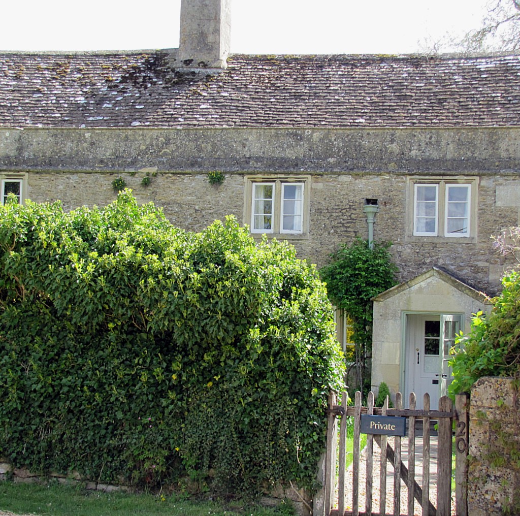 One of Lacock's big claims to fame is that they filmed some scenes from Harry Potter here. This, for example, is the house they used for Harry's parents in the movies.