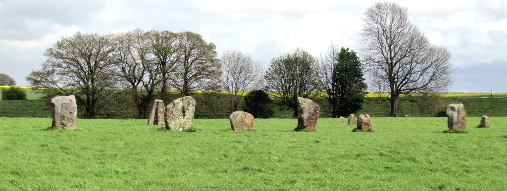 This is the smallest of the stone circles, in the same field.