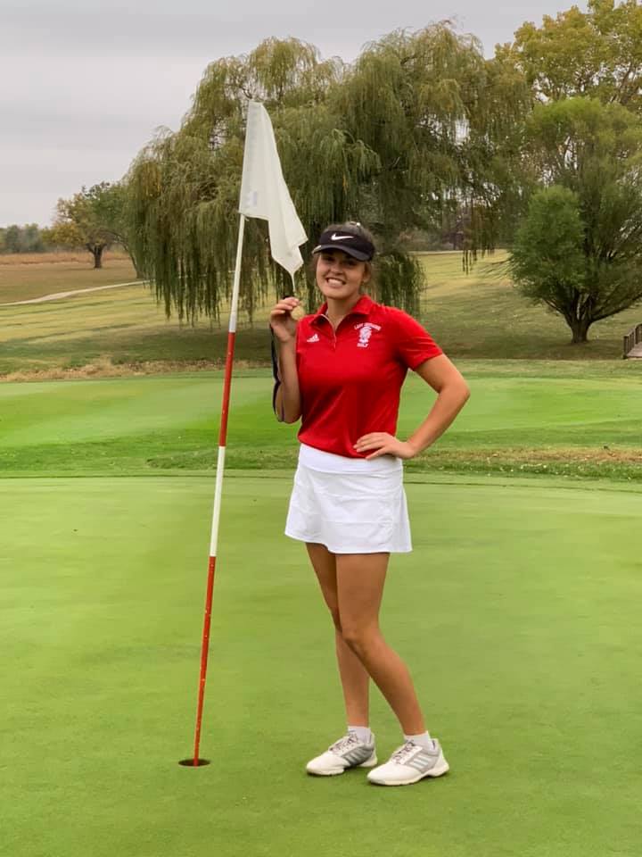 Payton Ginter State 4A Girls Golf Champ 2020