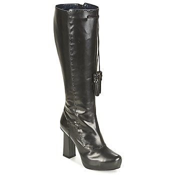 Schuhe Damen Klassische Stiefel Pollini PA2611 Schwarz