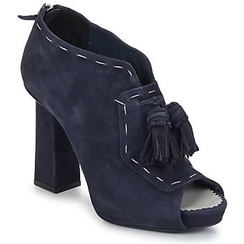 Schuhe Damen Ankle Boots Pollini PA1620 Navy