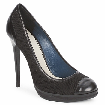 Schuhe Damen Pumps Pollini PA1010 Lima-lana-nero