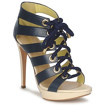 Schuhe Damen Sandalen / Sandaletten Pollini PA1609CC1V Blau