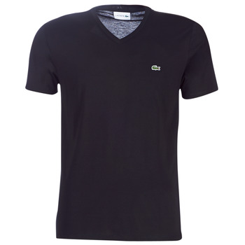 Kleidung Herren T-Shirts Lacoste TH6710 Schwarz