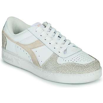 Schuhe Damen Sneaker Low Diadora MAGIC BASKET LOW ICONA WN Weiß