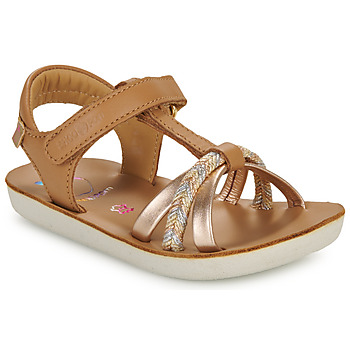 Schuhe Mädchen Sandalen / Sandaletten Shoo Pom GOA SALOME Kamel / Golden