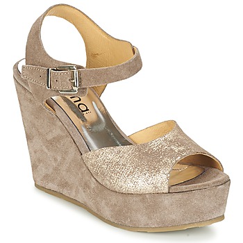 Scarpe Donna Sandali Myma RAPHIA Taupe