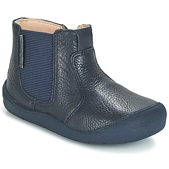 Chaussures Enfant Boots Start Rite FIRST CHELSEA Marine