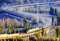 China has world's largest high-speed rail network