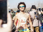 'Naked run' race held in Beijing