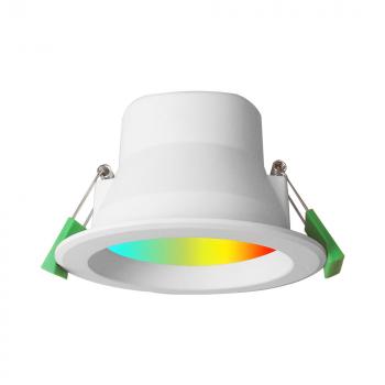 Smart DownLight RGB+CCT 8W/10W/15W/18W IP40  Plastic+Aluminum