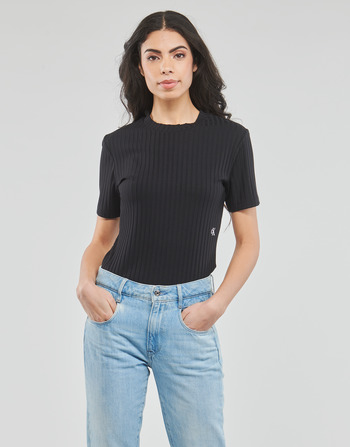 Calvin Klein Jeans RIB SHORT SLEEVE TEE