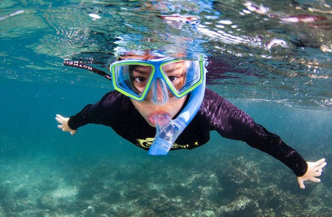 snorkeling tanpa bisa berenang