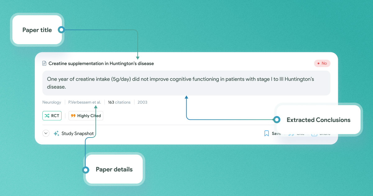 Consensus uses the latest advancements in artificial intelligence to democratize scientific insights and creates a platform that can be both a great research website for students and can help bring properly sourced, peer-reviewed information to bar room debates and family group texts alike.