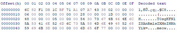 Decrypted POST Request Data from Handler 6