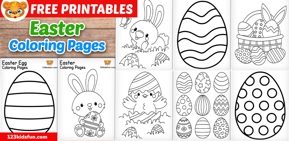 Free Easter Coloring Pages for Kids