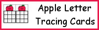 Apple ABC Tracing Cards