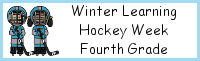 Winter Learning: Fourth Grade Hockey Weekly Pack