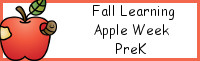 Fall Learning: PreK Apple Week