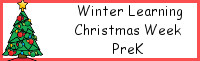 Winter Learning: PreK Christmas Week