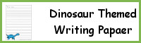 Dinosaur Themed Writing Paper