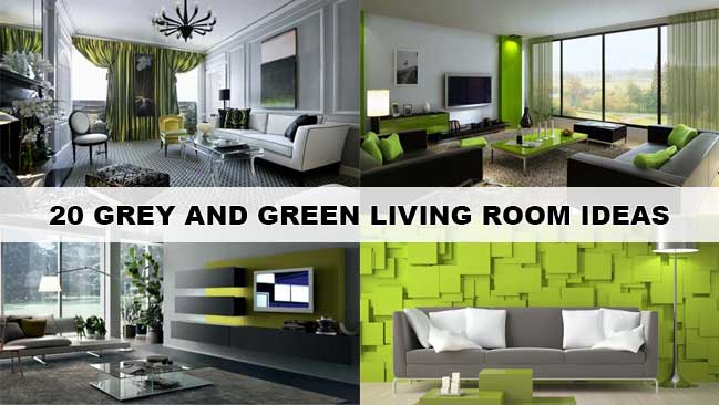 20 stunning grey and green living room ideas