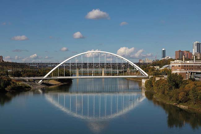 The iconic new Walterdale Bridge by DIALOG