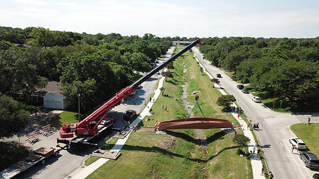 Drift: A timber-and-steel pedestrian bridge by Volkan Alkanoglu