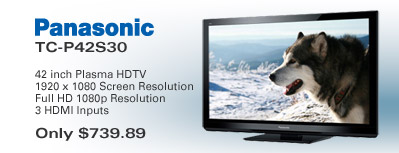 Panasonic Plasma TV Special