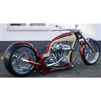 2-INTO-1 CUSTOM EXHAUST PIPES HARLEY-DAVIDSON BIG TWINS 84 - 06 SOFTTAIL AND CUSTOMS