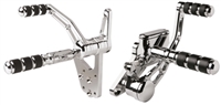 AMBUSH CHROME FORWARD CONTROLS 2000-UP SOFTAIL