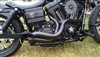 BLACK LAF AMBUSH Step Tuned 2-1/2" Racing EXHAUST Pipes HARLEY SOFTAIL,CUSTOMS