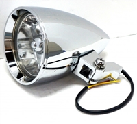 4 1/2 CHROME ROCKET HEADLIGHT