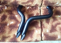 BLACK 2" big mouth laf exhaust brand NEW TIP DESIGN