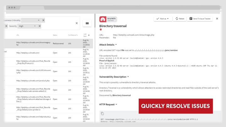 Acunetix Premium Scans and Vulnerabilities Analyzing Results