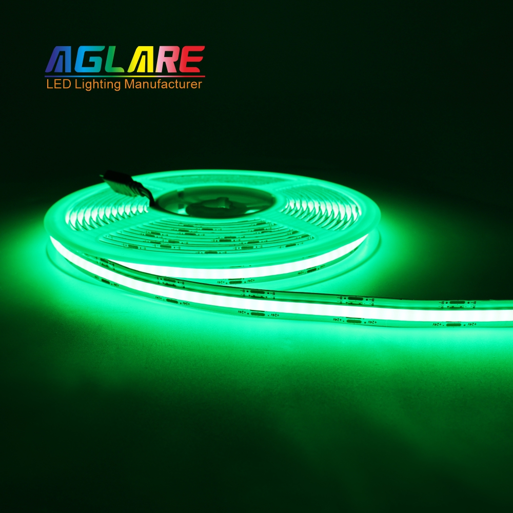 24V RGB COB LED Strip Dimmable - 672 LEDs - 15W/m