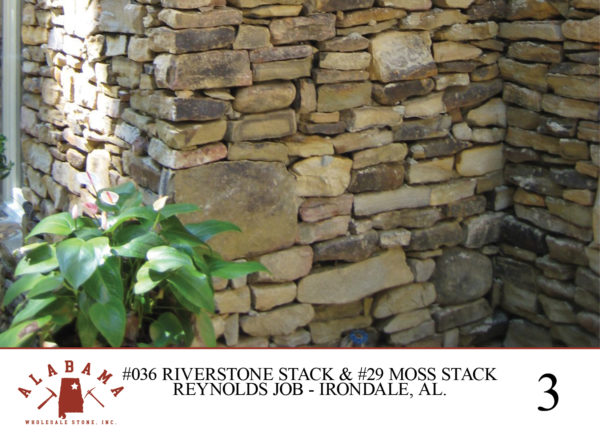 #036 RIVERSTONE STACK (DARK BROWN & BLACK COLORS) 3-8" THICK - Image 3