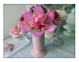 Retro Craft Cupcake Liner Flower Bouquet YouTube