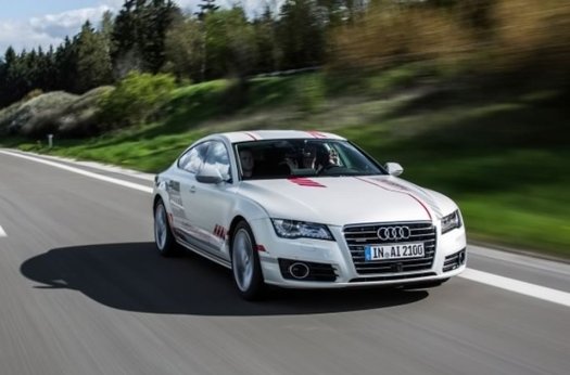 Audi self-driving car