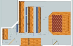 Rendering of the final floorplan proposal